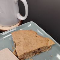 Vegan spiced fruit cake at Woolwich Front Room in South East London