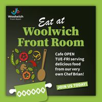 Open Tuesday to Friday, 10:30am to 4:30pm; as of April 2026 at Woolwich Front Room in South East London