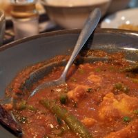 We ordered an off-menu Naga which is our personal fave...super hot yet tasty! at Rishis Indian Aroma in Stirling