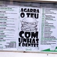 Menú at Com Unhas e Dentes  in Lamego