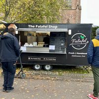 Van   at The Falafel Shop - temporarily closed in Inverness