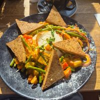 legume curry with tofu at Het Strand in Katwijk Aan Zee