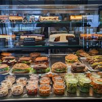 Sandwiches / bread rolls - in the back to the right are vegan options! at Ins Morgen in Berlin