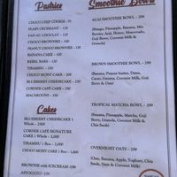 Menu April  at Siargao Corner Cafè in Siargao