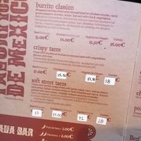 Menu 3 at Los Chicos in Kos