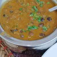Black chickpeas curry at Amy Indian Restaurant (Pure Vegetarian Punjabi Dhaba) in Hanoi