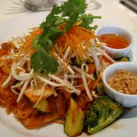 Pad Thai
This dish is not on the menu, but if you ask for it, the cook will prepare it for you. And you should ask for it, because it is fabulous. at Quan Bo De Cuisine Vegetarienne in Montreal