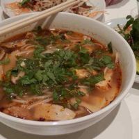 Vegetarian Viet Spicy Pho at Quan Bo De Cuisine Vegetarienne in Montreal