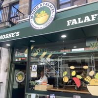 Front  at Moshe's Falafel - Upper West Side in New York City