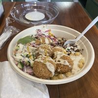 Falafel 🥙 platterr  at Moshe's Falafel - Upper West Side in New York City