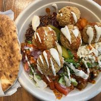  Vegetarian 🌱 Bowl with falafel 🥙   at Moshe's Falafel - Upper West Side in New York City