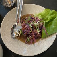 Can’t recall what this is but I remember them omitting something to make it vegan  at Musang in Seattle