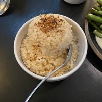 Delicious garlic rice  at Musang in Seattle