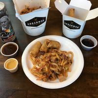 Meal plated at Urban Wok in St Louis Park