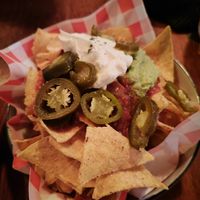 Vegan loaded nachos at Sally O'Brien's Irish Pub in Prague