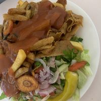 veganer Dönerteller 😍  at Tat Gemüse Döner & Pizza in Dusseldorf