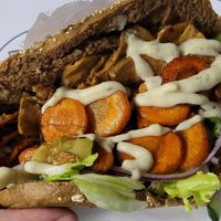 Gemüsedöner at Tat Gemüse Döner & Pizza in Dusseldorf