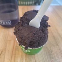 80% dark chocolate sorbet at Figo il Gelato Italiano in New York City