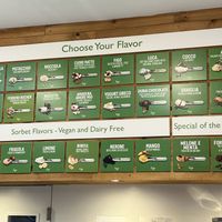 Menu   at Figo il Gelato Italiano in New York City