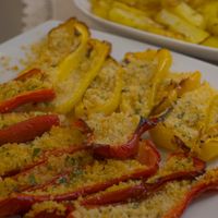 Pepper gratin at Vintage Cafe in Bellaria-igea Marina