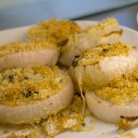 Onion gratin at Vintage Cafe in Bellaria-igea Marina