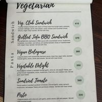 Menu may  at Bay Brew - Maybe closed in San Vicente Palawan
