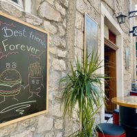 Outside of restaurant   at Gara Burger House in Vodice