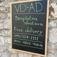 Delivery options  at Gara Burger House in Vodice