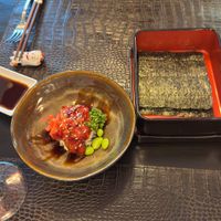 Vegan Tuna (Watermelon) Starter at Tokyo Bay in Salzburg