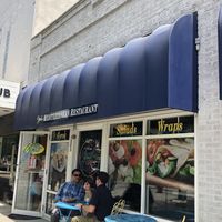 Out front at Gazali's in Clive