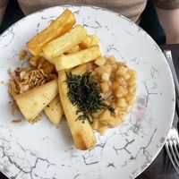 Potato, mango chutney and parsnip dish (should be improved)   at Calliagh Berra - Killeavy Castle  in Newry