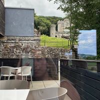 View of the castle   at Calliagh Berra - Killeavy Castle  in Newry