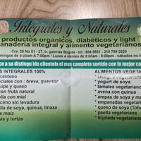 Leaflet at El Verdadero Pan Integral in Bogota