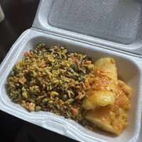 Paella con yuca  at El Verdadero Pan Integral in Bogota