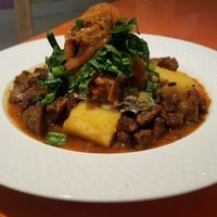 Polenta With Seitan at Caballete & Berenjena in Magdalena