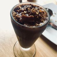 Milkshake with brownie at Caballete & Berenjena in Magdalena