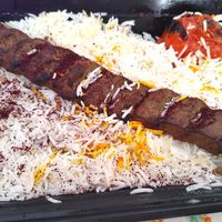 Impossible koobideh (after I added sumac) at Famous Kabob in Sacramento