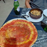 Pizza vegana at Basilicum in Capurso