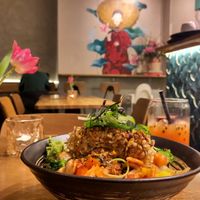 Multi bowl with bio tofu at Quan 27 - Eimsbüttel in Hamburg