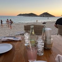 We always had cold drinks and ice on the table   at Sunset Bar & Grill in San Carlos