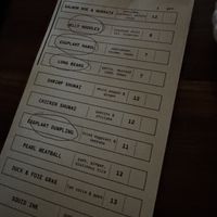 Circled are vegan dim sum options   at MINARI in Maastricht