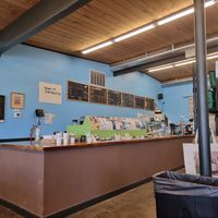 Inside at First Chapter Coffee House in Gold Beach