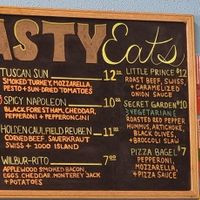 Sandwich Menu (zoom at First Chapter Coffee House in Gold Beach