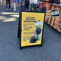 Dairy-free horchata   at Midtown Farmers Market in Sacramento