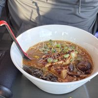 Ramen bowl  at Fat Belly in Sister Bay