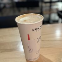 Vegan Cappuccino with oat milk   at Centurion Coffee in Guelph