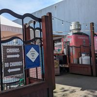 Cook Street entrance to Food Court at Churros and Mor in Victoria