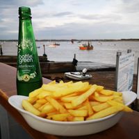 Chips with a view at Winkles At The Ferry in Felixstowe