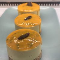 Vegan cheesecake — amazing💚  at Picnic in Antibes