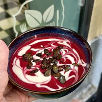 Beet soup  at Picnic in Antibes